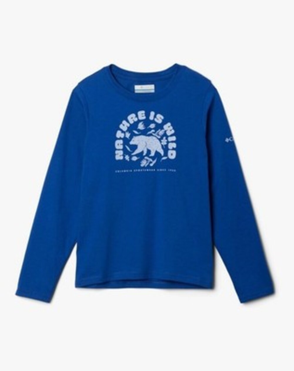 Columbia Boys Size S Dobson Pass Long Sleeve Graphic T-Shirt Casual Outdoor